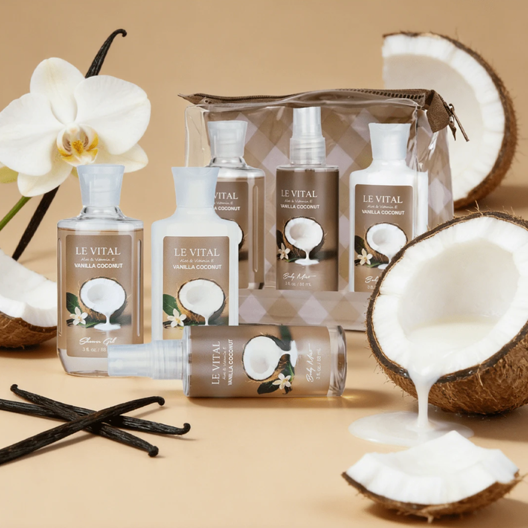 Perfume Fragrance Shower Gel - The three piece bath set with