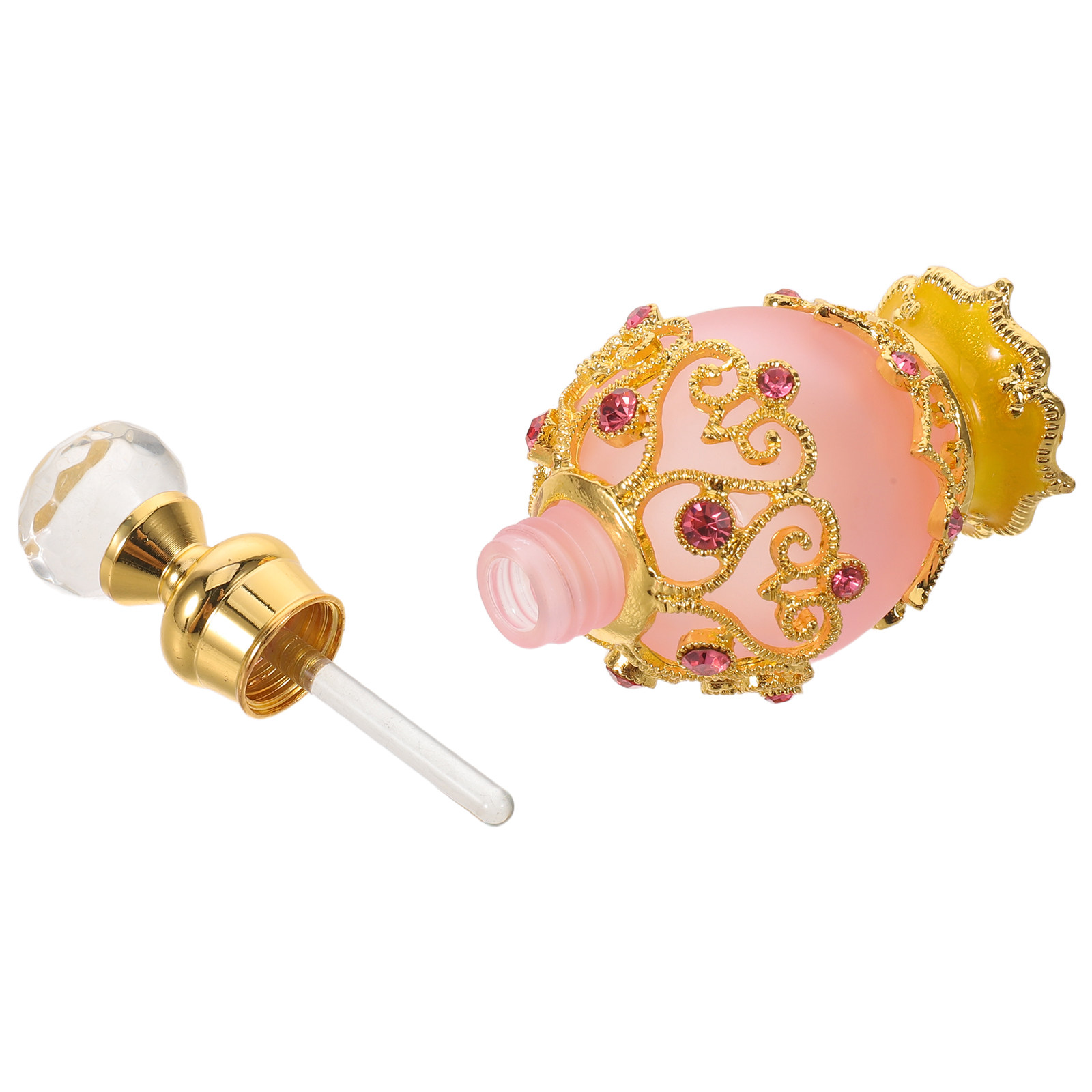 Perfume Fragrance Refill - Rhinestone Small Glass Perfume Bottle 15Ml