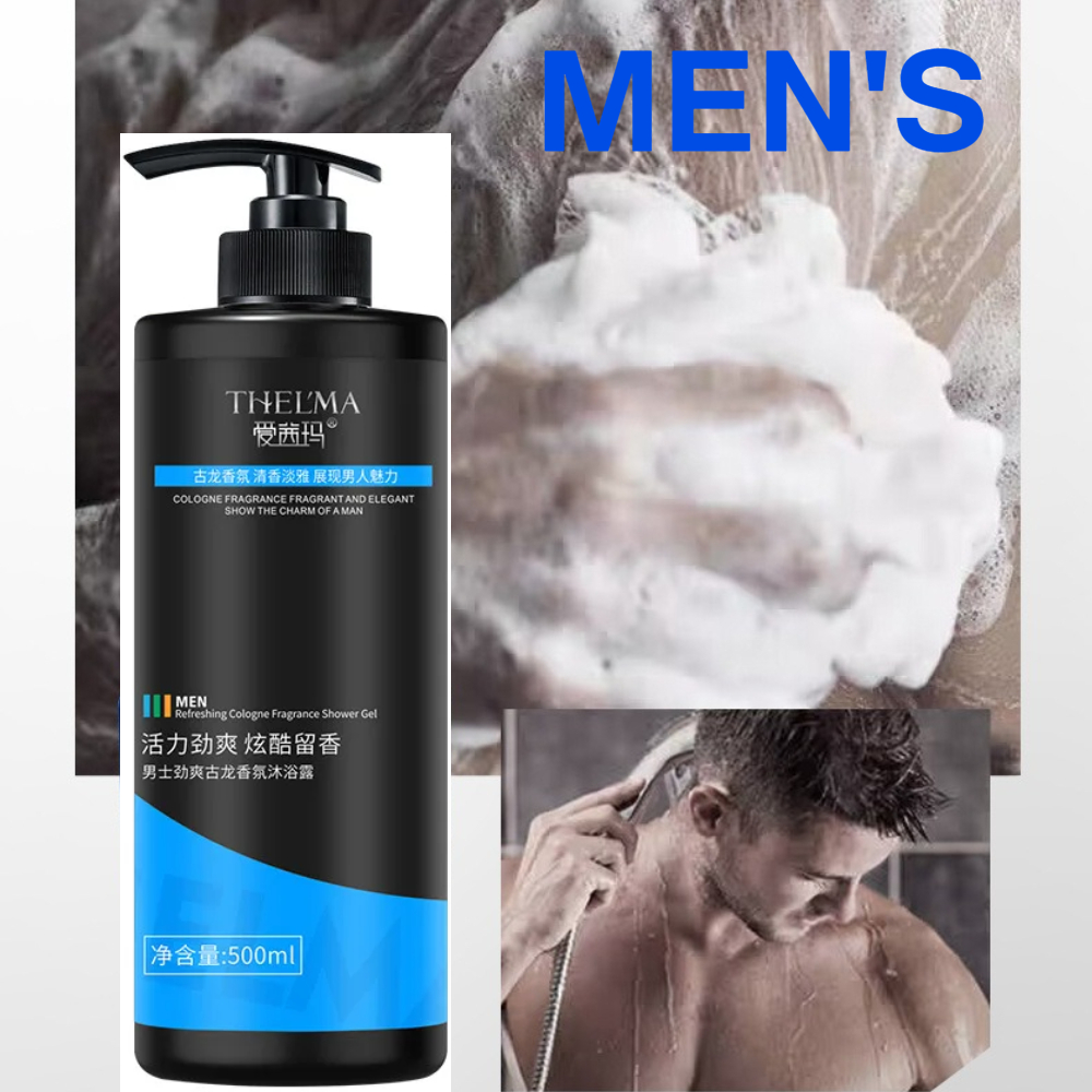 Perfume Fragrance Shower Gel - 500ml Gulong Perfume Body Wash Refreshing