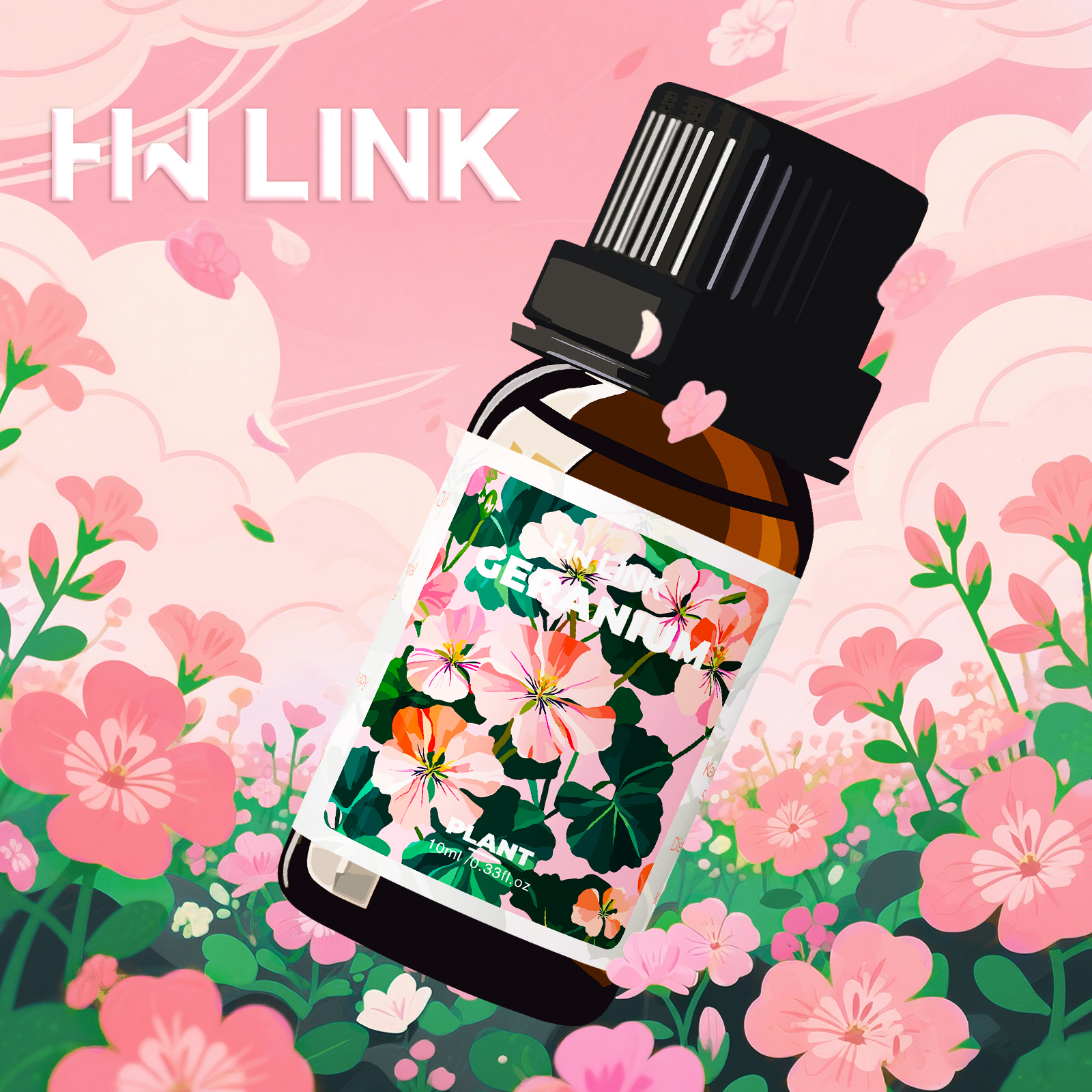 Sandalwood Perfume Oil - Geranium Essential Oil 10ml 100% Pure
