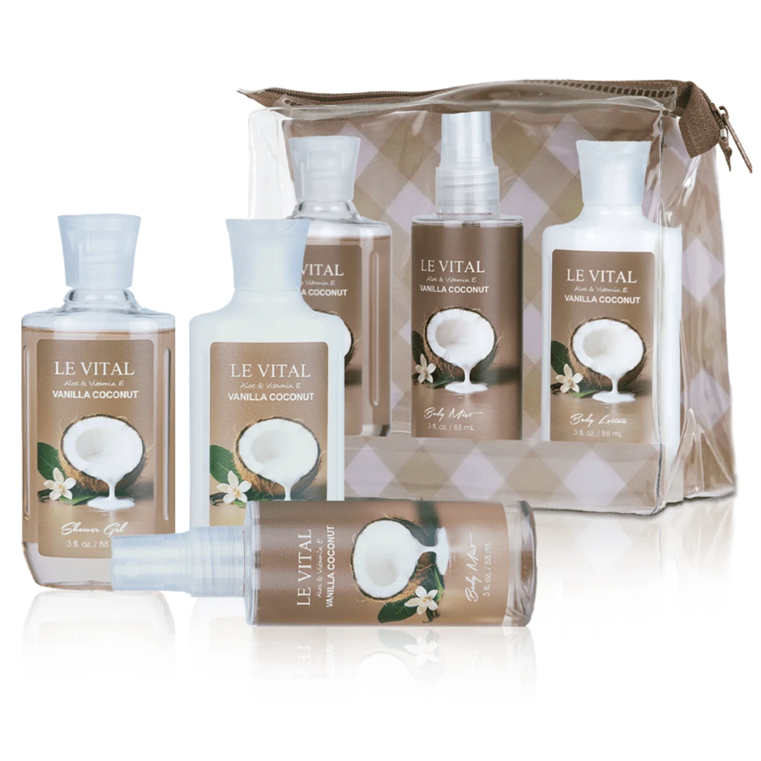 The three piece bath set with  - огляд і ціна Perfume Fragrance Shower Gel