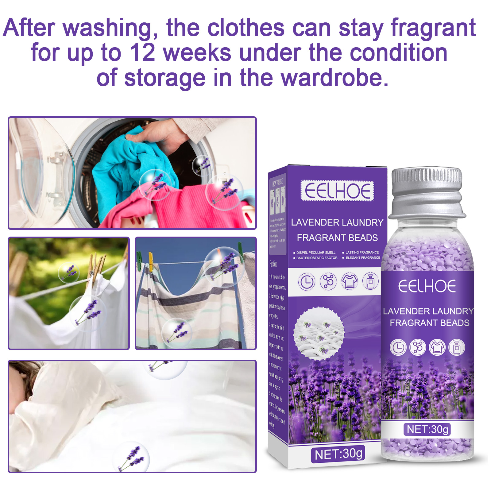 Lavender Fragrance Beads Laund - огляд і ціна Perfume Fragrance Laundry Detergent