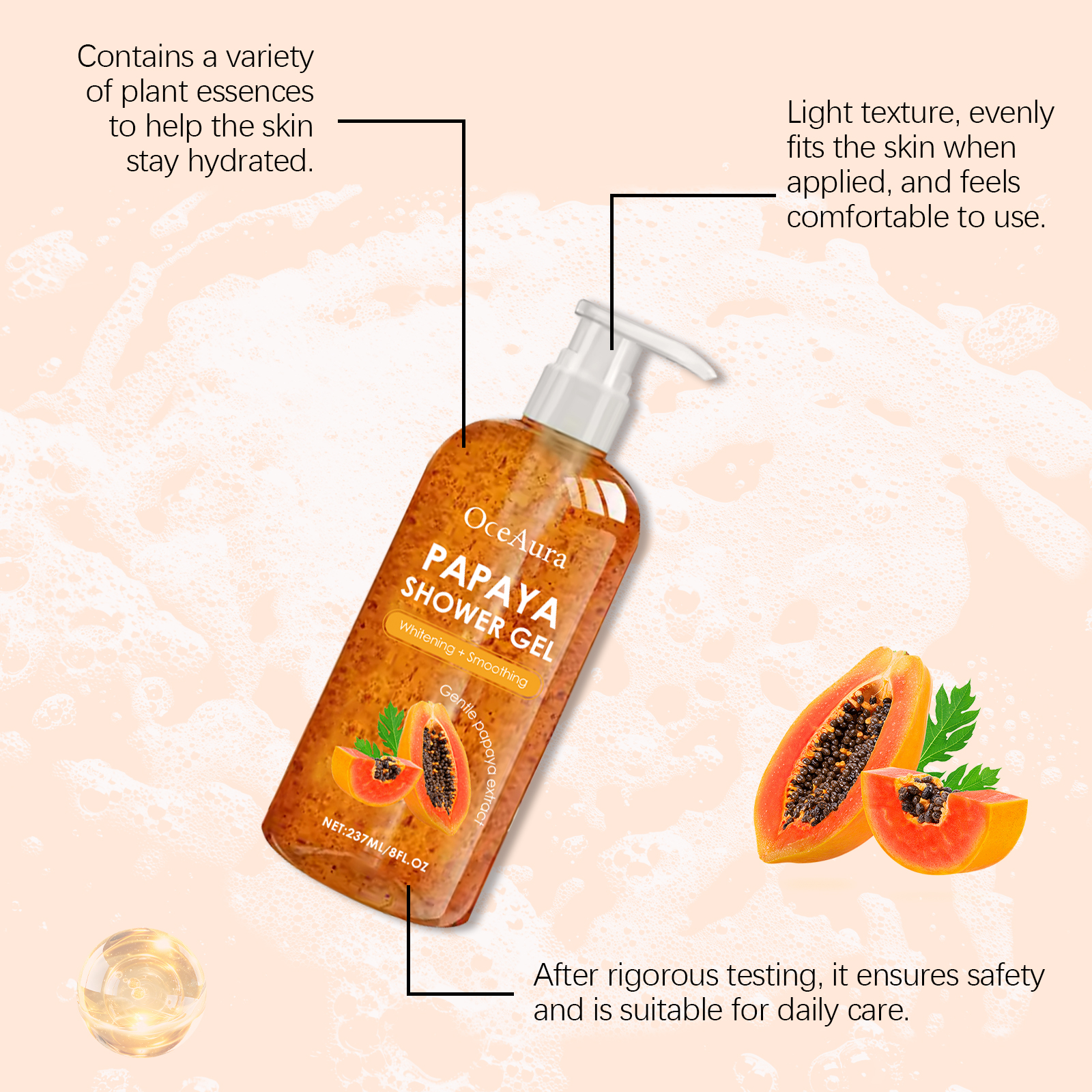 Beauty Skin Shower Gel Perfume - огляд і ціна Perfume Fragrance Shower Gel