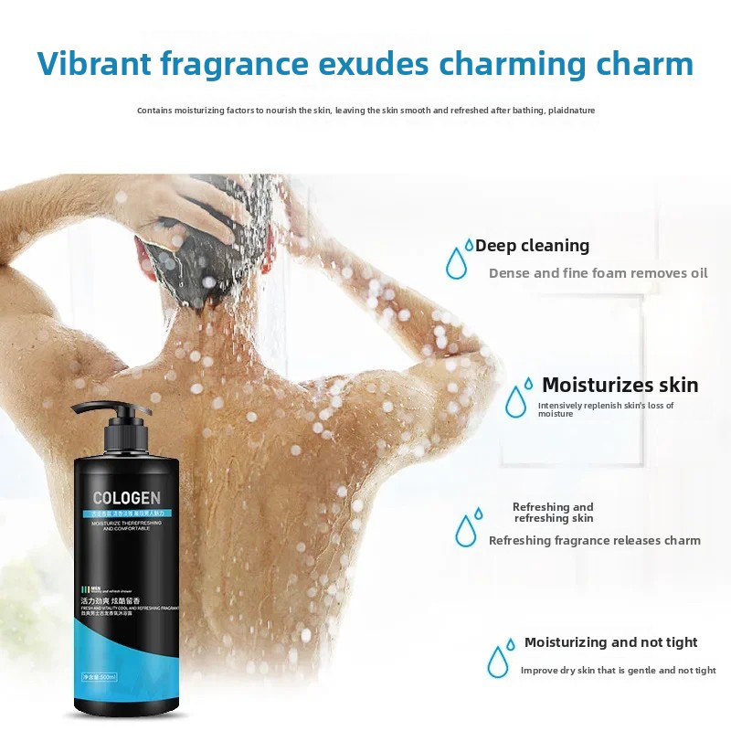 500ml Gulong Perfume Body Wash - огляд і ціна Perfume Fragrance Shower Gel