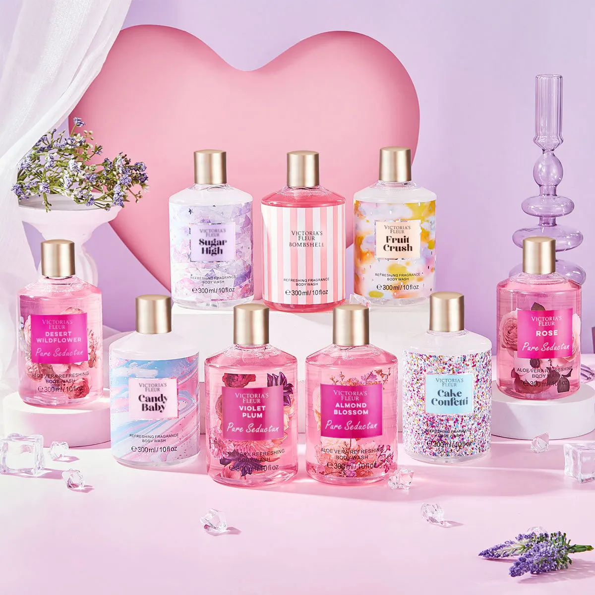 300ml Fragrant Shower Gel Velv - огляд і ціна Perfume Fragrance Shower Gel