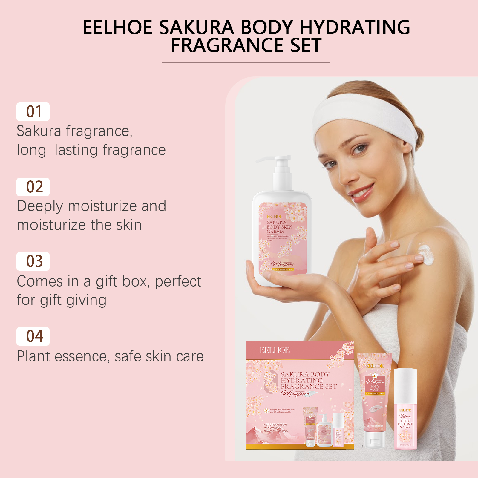 Sakura Flower Body Skin Care S - огляд і ціна Perfume Fragrance Lotion