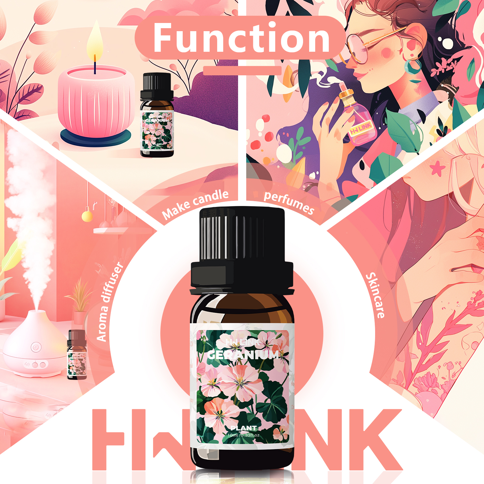 Geranium Essential Oil 10ml 10 - огляд і ціна Sandalwood Perfume Oil