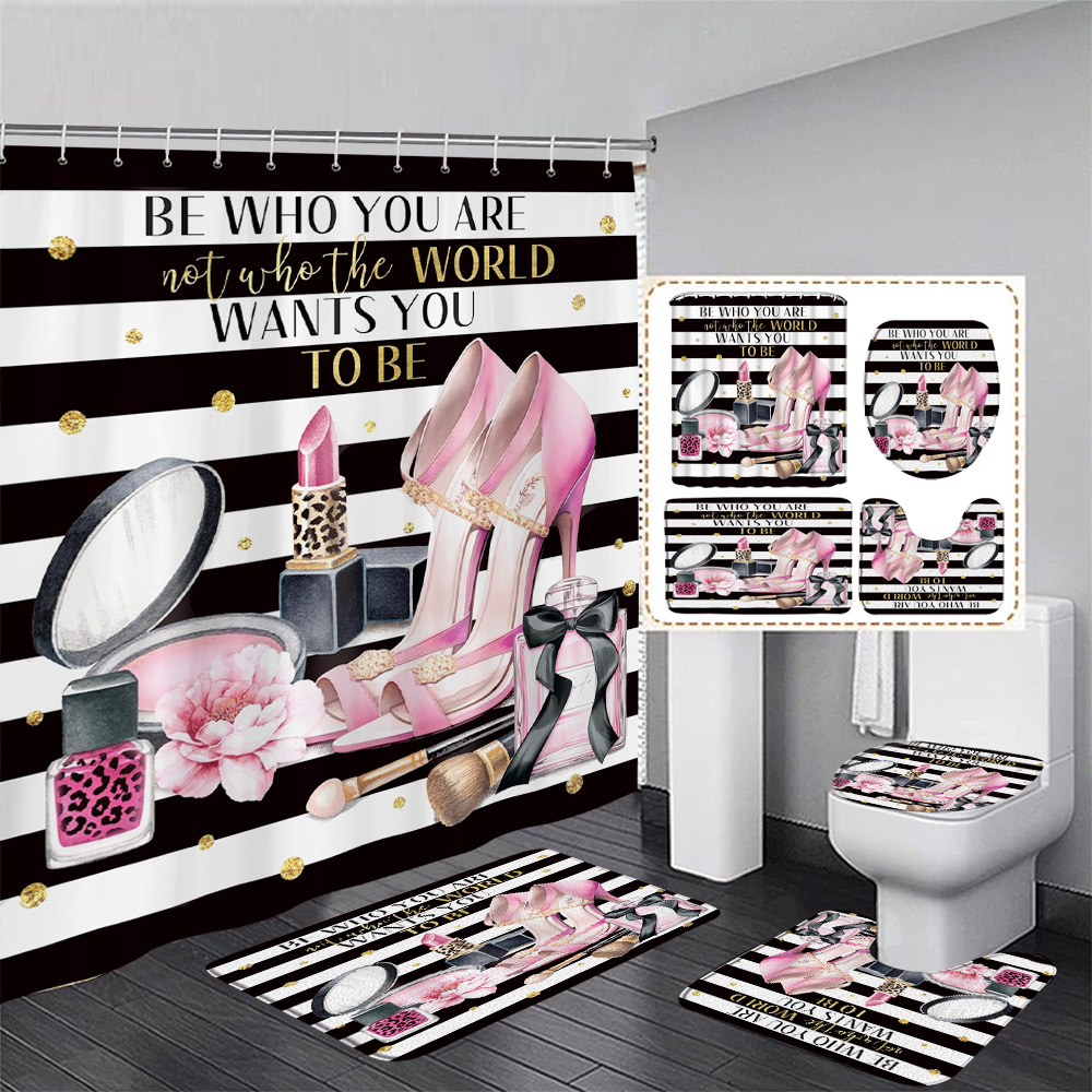 Pink Floral Perfume Shower Cur - огляд і ціна Perfume Quotes