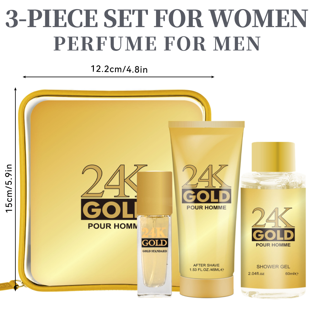 Men's Fragrance Set Men's Eau  - огляд і ціна Perfume Fragrance Shower Gel