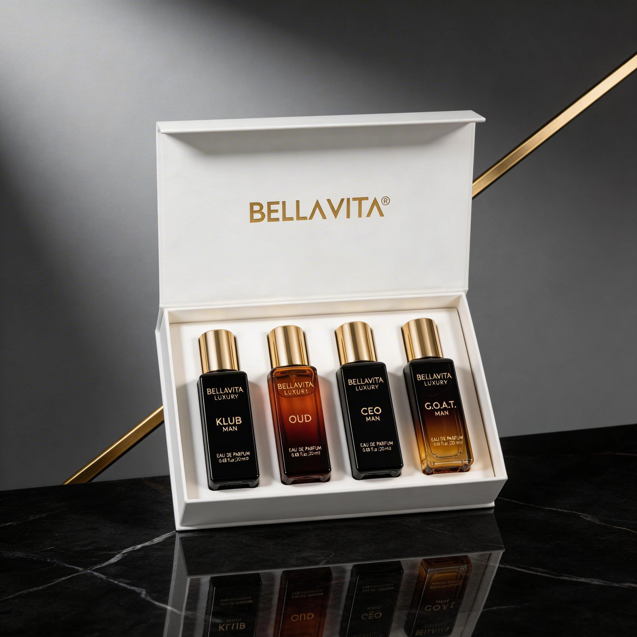 Bella Vita Portable 4x20ml Lux - огляд і ціна Perfume Long Fragrance