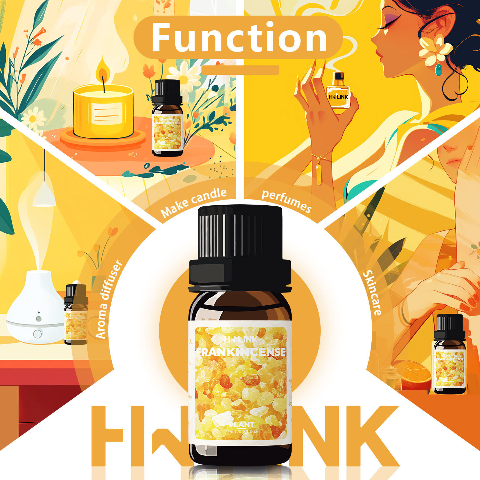 Frankincense Essential Oil 10m - огляд і ціна Sandalwood Perfume Oil